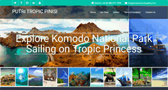 Desktop Screenshot of lombokkomodosailing.com